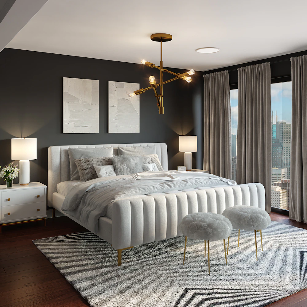 Dormitorio principal con vestidor: reforma de interiorismo en Durango por Reformarista